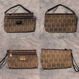 michael kors wristlet/mini handbag